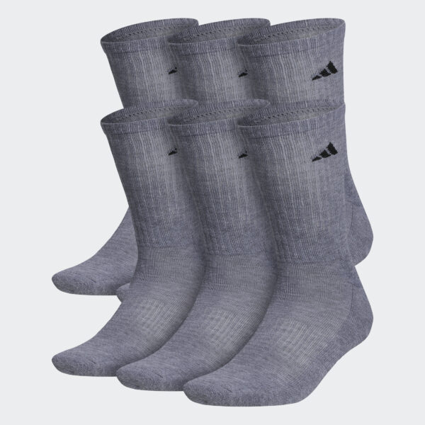 Calcetines deportivos acolchados Adidas para hombre 6 pares-