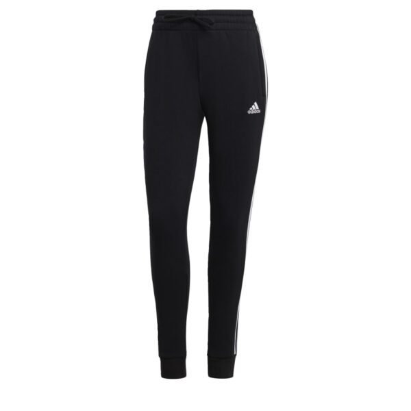 Pantalones de vellón Adidas Essentials 3 bandas para mujer-