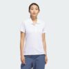 Camisa polo lisa de manga corta Adidas Ultimate365 para mujer-