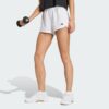 Pantalones Cortos Adidas  Pacer Training 3 Rayas Tejidos Tiro Alto-