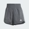Pantalones Cortos Adidas  Pacer Training 3 Rayas Tejidos Tiro Alto-