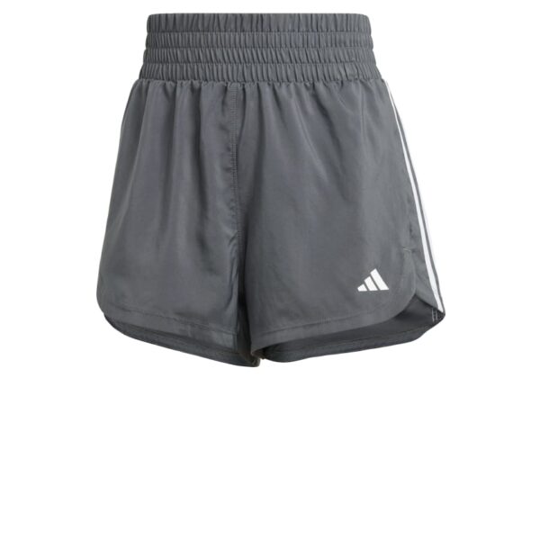 Pantalones Cortos Adidas  Pacer Training 3 Rayas Tejidos Tiro Alto-
