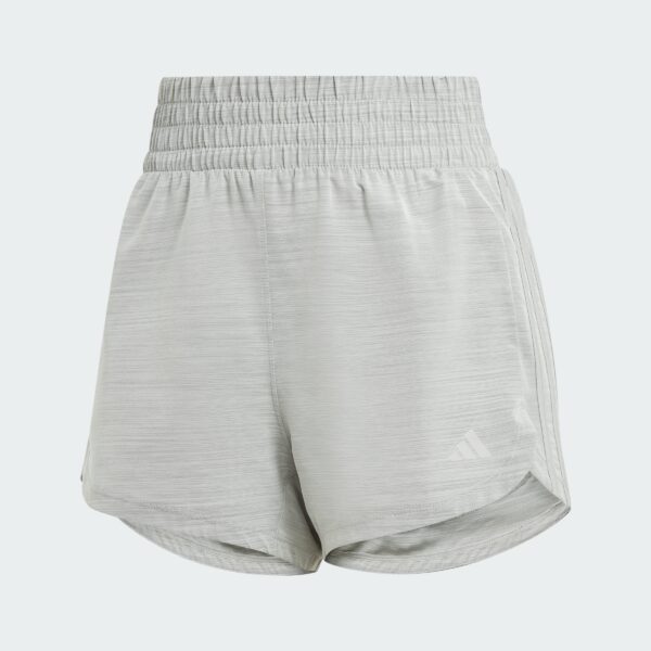 Pantalones Cortos Adidas  Pacer Training 3 Rayas Tejidos Tiro Alto-