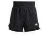 Pantalones Cortos Adidas  Pacer Training 3 Rayas Tejidos Tiro Alto-