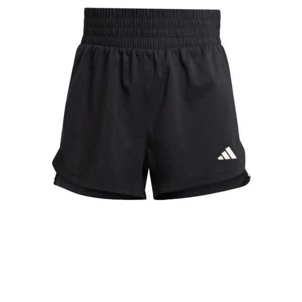 Pantalones Cortos Adidas  Pacer Training 3 Rayas Tejidos Tiro Alto-