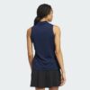 Camisa polo sin mangas lisa Adidas Ultimate365 para mujer-