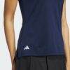 Camisa polo sin mangas lisa Adidas Ultimate365 para mujer-