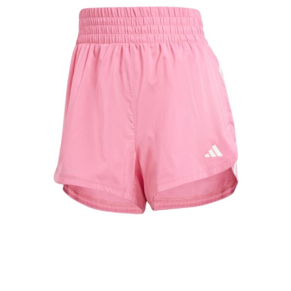 Pantalones Cortos Adidas  Pacer Training 3 Rayas Tejidos Tiro Alto-