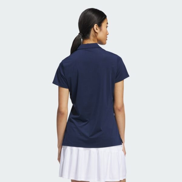 Camisa polo lisa de manga corta Adidas Ultimate365 para mujer-