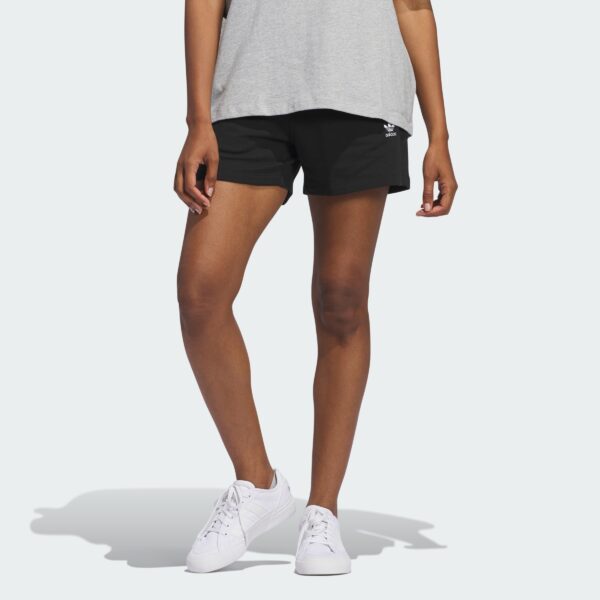 Pantalones cortos de felpa francesa Adidas Essentials para mujer-