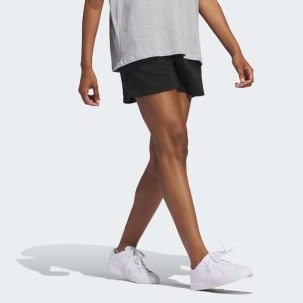 Pantalones cortos de felpa francesa Adidas Essentials para mujer-