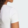 Camiseta acanalada Adidas Essentials para mujer-