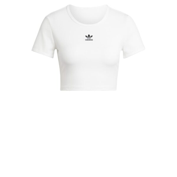 Camiseta acanalada Adidas Essentials para mujer-