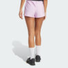 Pantalones Cortos Adidas  Pacer Training 3 Rayas Tejidos Tiro Alto-