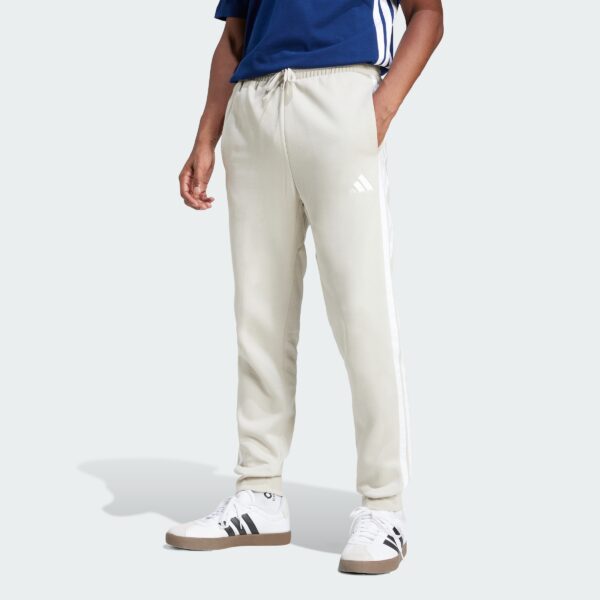 Pantalones de vellón de 3 bandas Adidas Essentials para hombre-