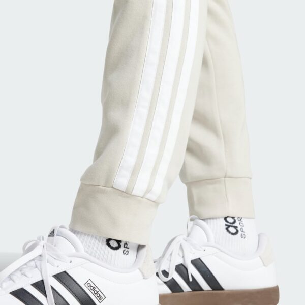 Pantalones de vellón de 3 bandas Adidas Essentials para hombre-