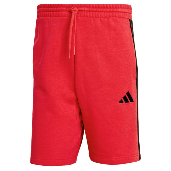 JE6447_plp_white_mannequin-2.jpg Pantalones cortos de vellón de 3 bandas Adidas Essentials para hombre-