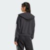 Sudadera con capucha  Essentials 3 bandas de felpa francesa con cremallera en cuarto de baño-