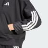 Sudadera con capucha  Essentials 3 bandas de felpa francesa con cremallera en cuarto de baño-