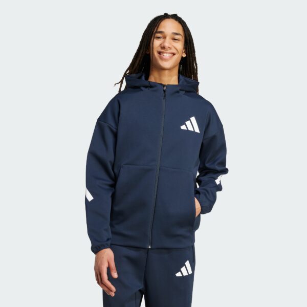 Z.N.E. Chaqueta de chándal con capucha y cremallera completa-