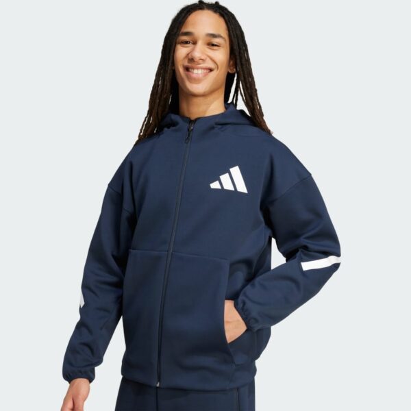 Z.N.E. Chaqueta de chándal con capucha y cremallera completa-