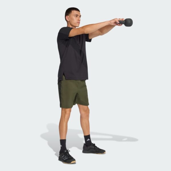 Pantalones Cortos Tejidos 3 Rayas Entrenamiento Essentials  Adidas-