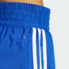 Pantalones Cortos Adidas  Pacer Training 3 Rayas Tejidos Tiro Alto-