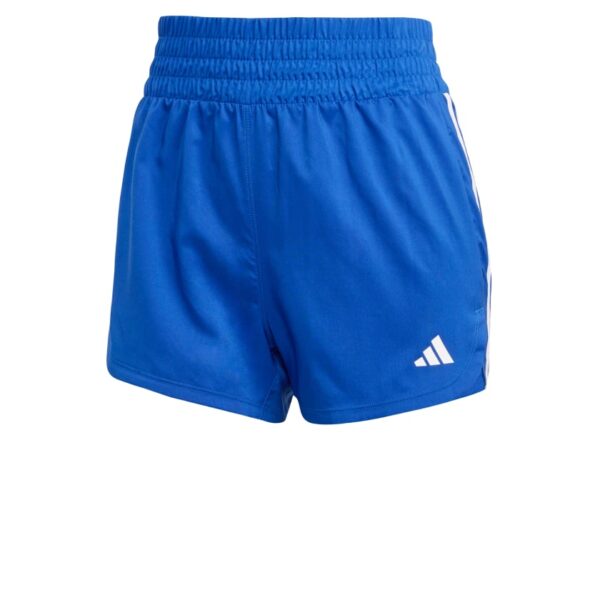 Pantalones Cortos Adidas  Pacer Training 3 Rayas Tejidos Tiro Alto-