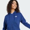 Sudadera con capucha polar cremallera completa  Essentials 3 bandas para mujer-