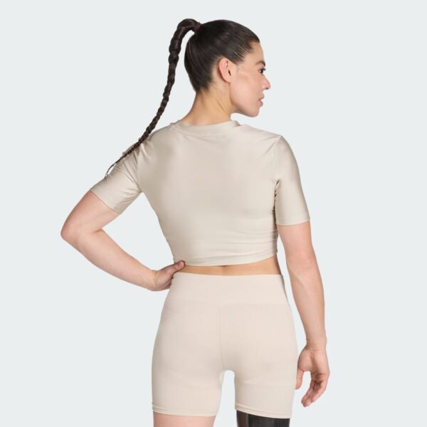 Camiseta Adidas Workout Essentials Shine para mujer-