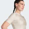 Camiseta Adidas Workout Essentials Shine para mujer-