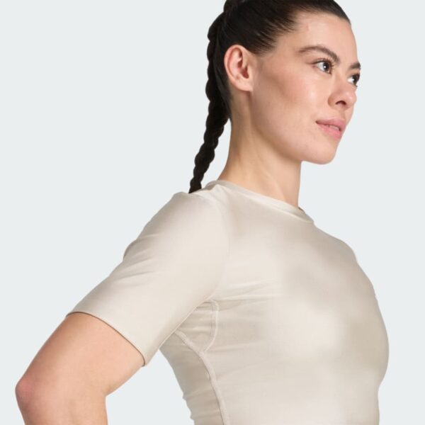 Camiseta Adidas Workout Essentials Shine para mujer-