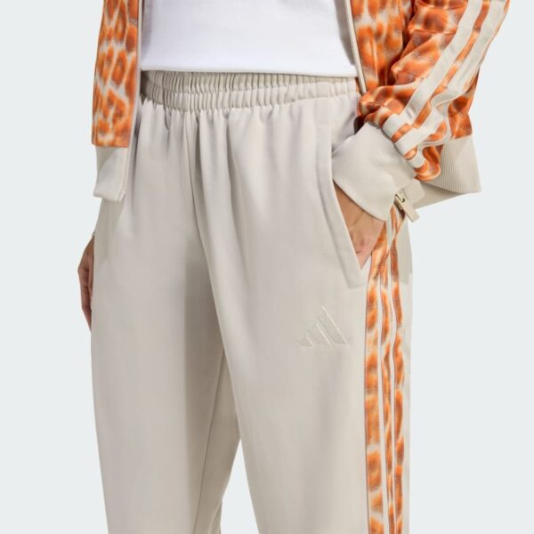 Tricot 3 Rayas Trackpants con Estampado Leopardo-