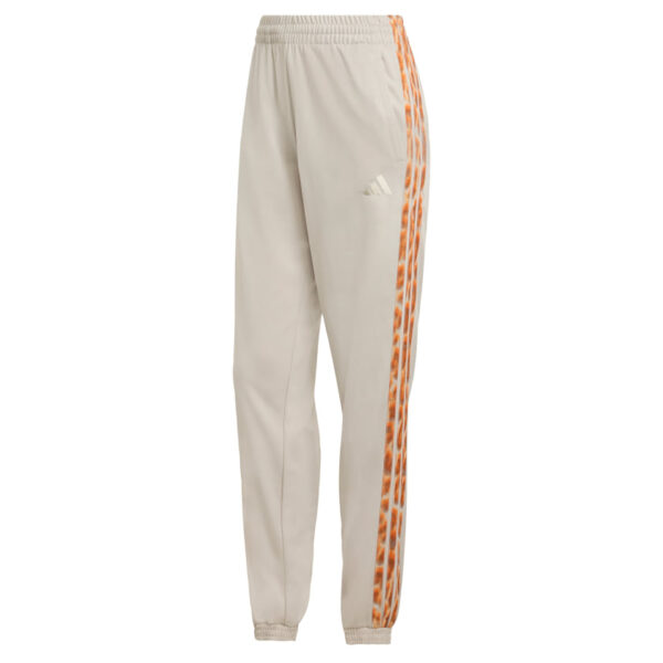 Tricot 3 Rayas Trackpants con Estampado Leopardo-