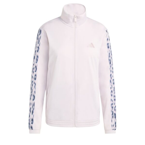 Tricot 3 Rayas Tracktop con Estampado Leopardo-