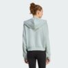 Sudadera con capucha  Essentials 3 bandas de felpa francesa con cremallera en cuarto de baño-