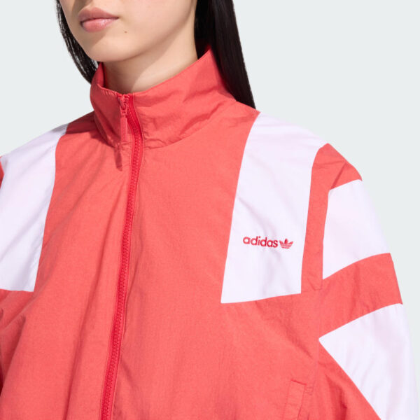 BLOCKED LAVADO CREMALLERA TRACK TOP-