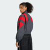 BLOCKED LAVADO CREMALLERA TRACK TOP-