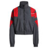 BLOCKED LAVADO CREMALLERA TRACK TOP-