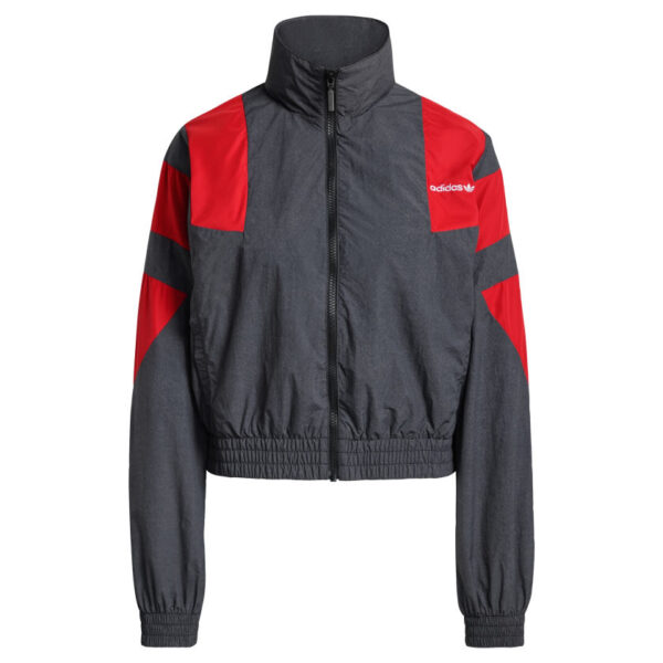 BLOCKED LAVADO CREMALLERA TRACK TOP-