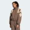 BLOCKED LAVADO CREMALLERA TRACK TOP-