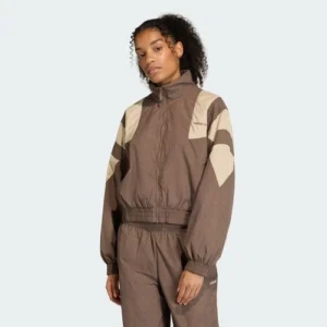 BLOCKED LAVADO CREMALLERA TRACK TOP-