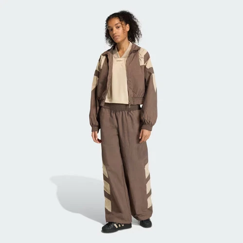 BLOCKED LAVADO CREMALLERA TRACK TOP-