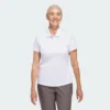 Camisa polo de manga corta Adidas para mujer rendimiento sólido-