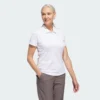 Camisa polo de manga corta Adidas para mujer rendimiento sólido-