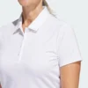 Camisa polo de manga corta Adidas para mujer rendimiento sólido-