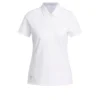 Camisa polo de manga corta Adidas para mujer rendimiento sólido-