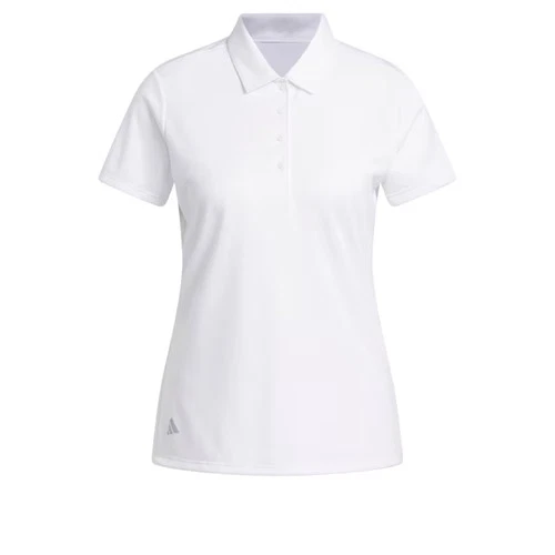 Camisa polo de manga corta Adidas para mujer rendimiento sólido-