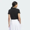 Camisa polo lisa de manga corta Adidas Ultimate365 para mujer-