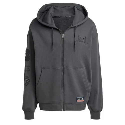 Sudadera con capucha y cremallera completa Adidas Originals & All Blacks para hombre-